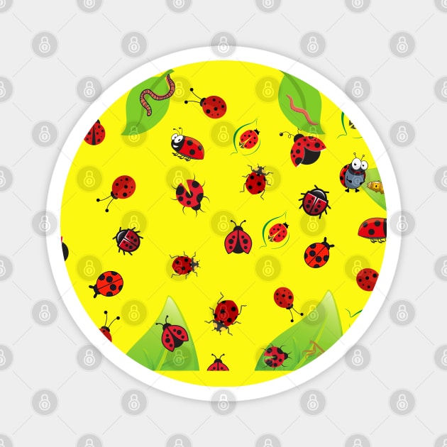 LadyBugs 2 Magnet by stadia-60-west